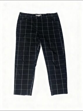 Zac & Rachel Black with White Windowpane Trousers
